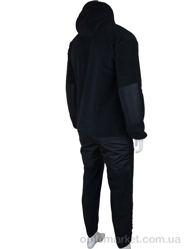 Купить Спортивний костюм чоловічі 1010 black Eva чорний, фото 2