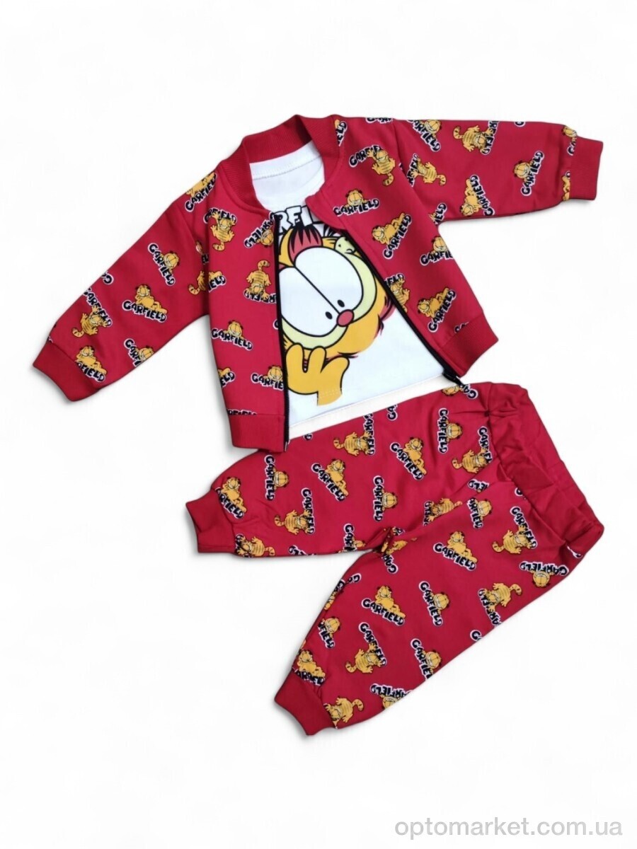 Купить Комплекти дитячі дитячі 1011 червоний костюм-трійка Luqqa Kids червоний, фото 1