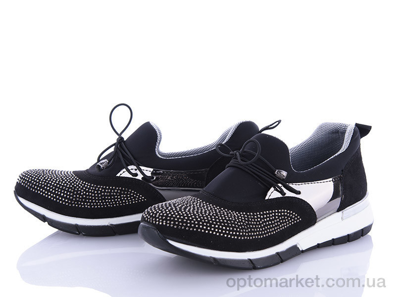 Купить Кроссовки женские 10120-1 Malibu черный, фото 1