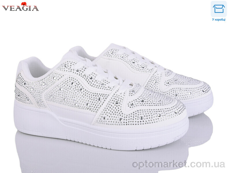 Купить Кросівки жіночі 10156-2 Veagia білий, фото 1