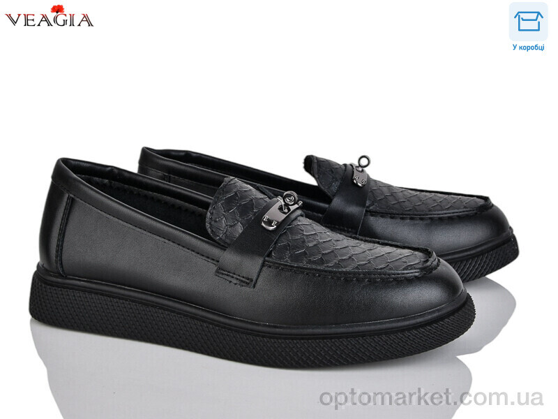 Купить Туфлі жіночі 10160-2 Veagia чорний, фото 1