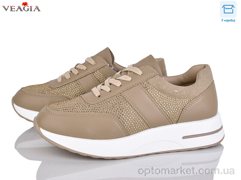Купить Кросівки жіночі 10168-3 Veagia коричневий, фото 1