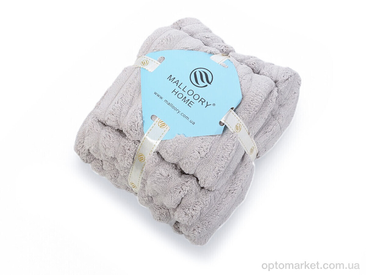 Купить Рушник унісекс 10168-9086 grey набір баня+обличчя Malloory Home сірий, фото 1