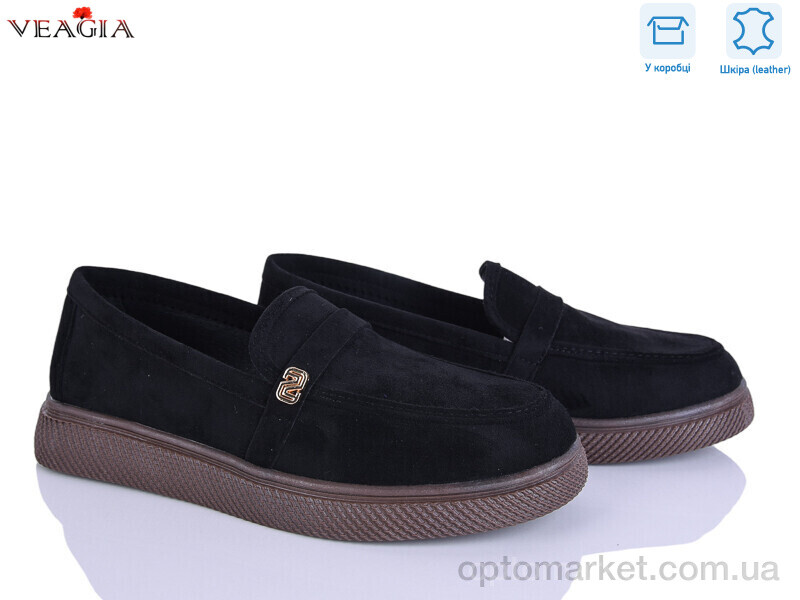 Купить Туфлі жіночі 10172-1 Veagia чорний, фото 1