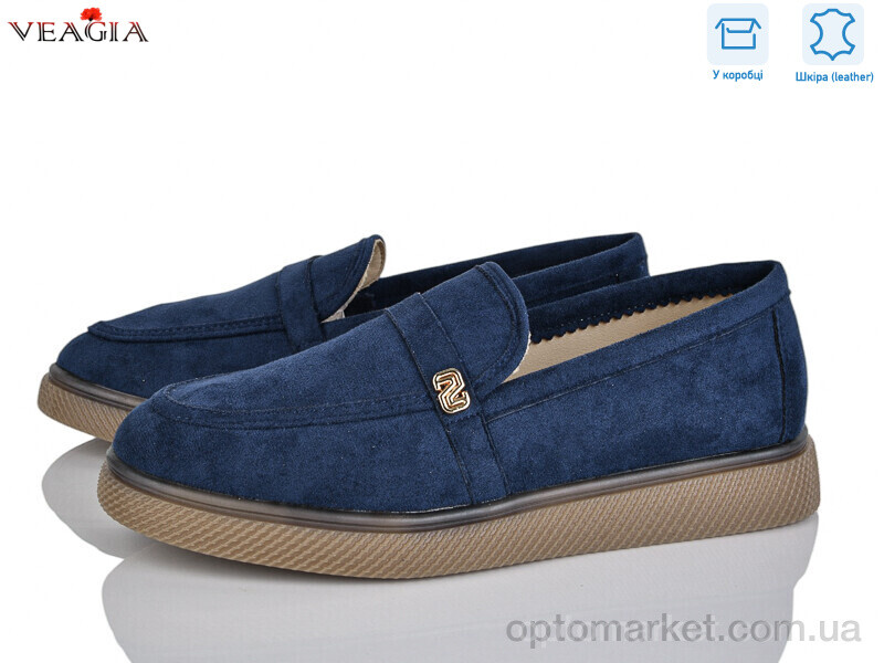 Купить Туфлі жіночі 10172-5 Veagia синій, фото 1