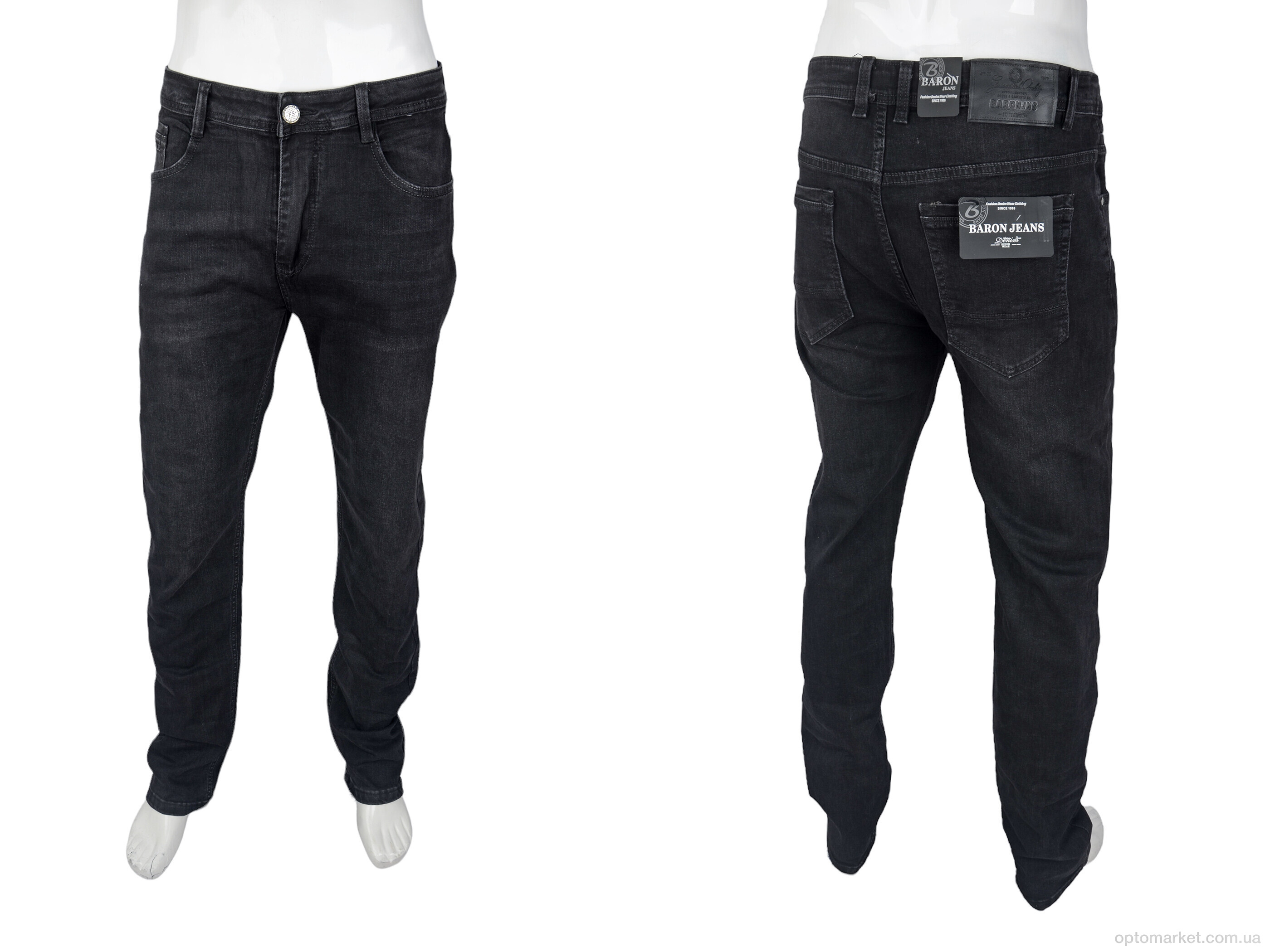 Купить Джинси чоловічі 1017 Baron чорний, фото 3