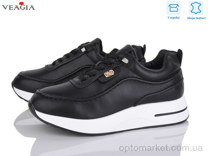 Купить Кросівки жіночі 10181-1 Veagia чорний, фото 1
