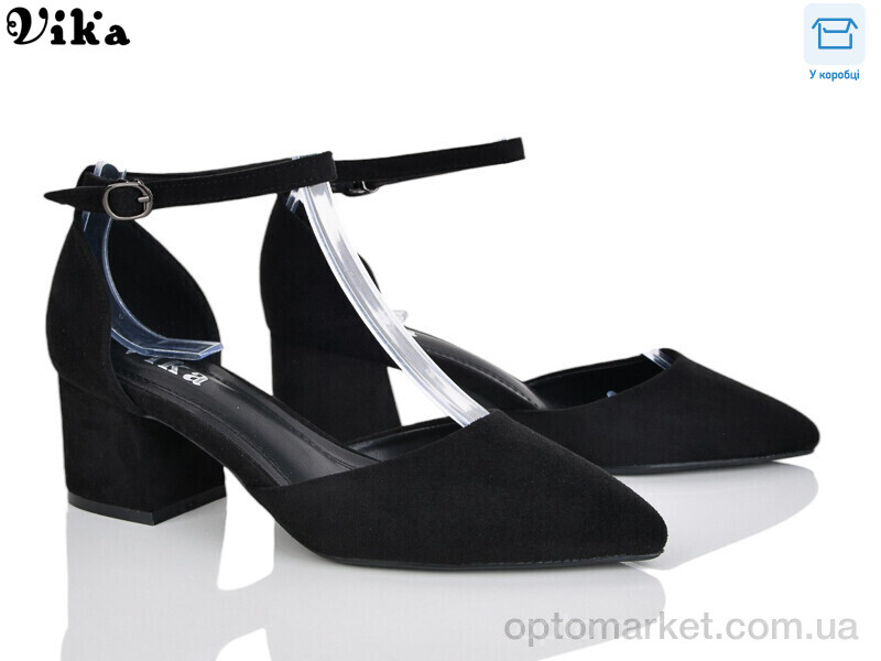 Купить Туфлі жіночі 102-1 Vika чорний, фото 1