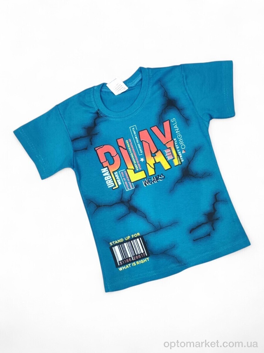 Купить Футболка дитячі 102 т.бірюзовий Basak Kids блакитний, фото 1