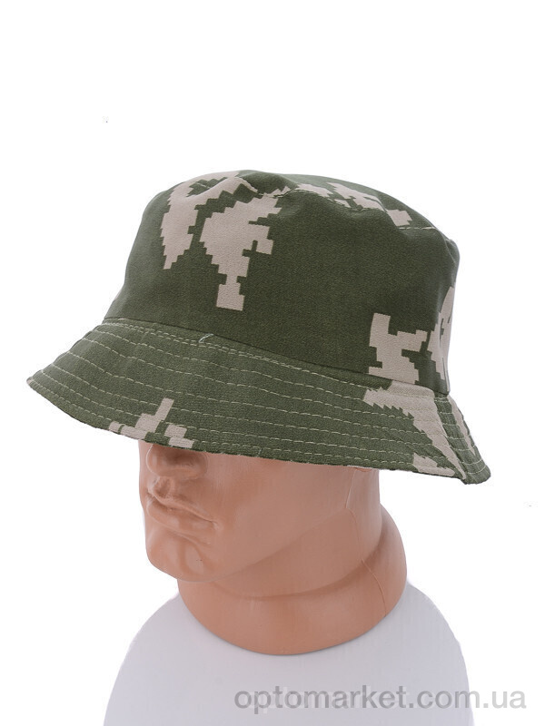 Купить Панама чоловічі 1020-6 green RuBi зелений, фото 1