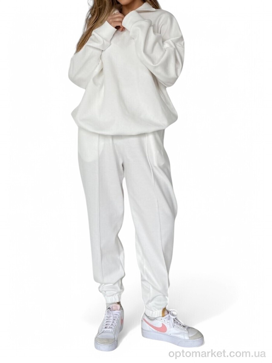 Купить Спортивний костюм жіночі 1020 білий SL KARAVAN білий, фото 1
