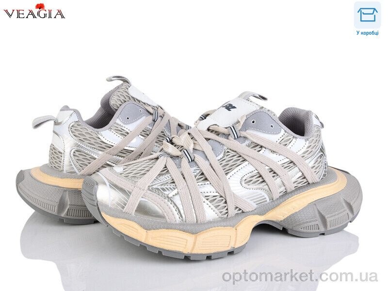 Купить Кросівки жіночі 10200-2 FAN сірий, фото 1