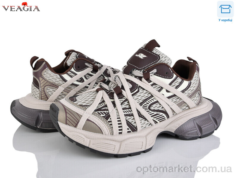 Купить Кросівки жіночі 10200-8 FAN коричневий, фото 1