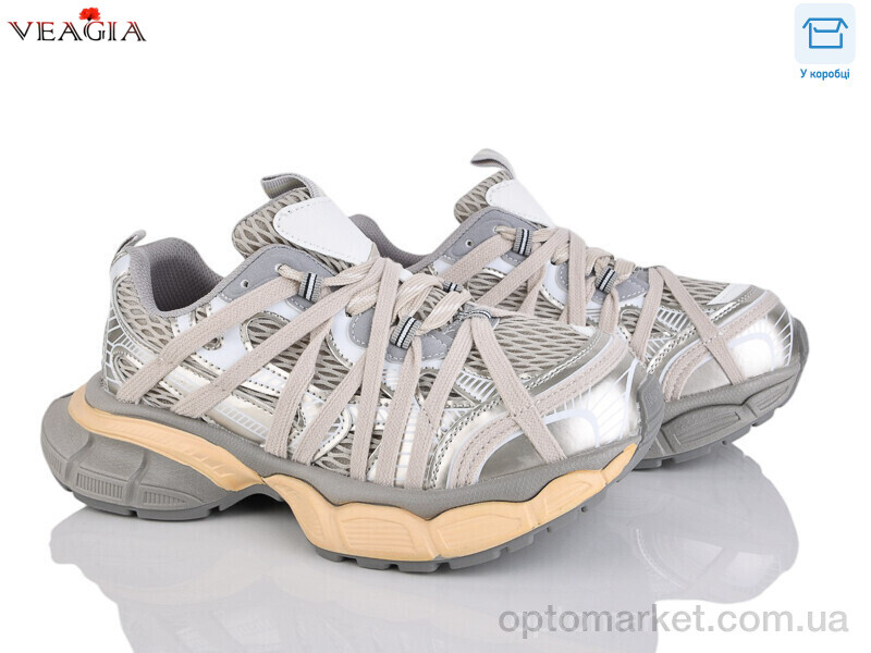 Купить Кросівки жіночі 10201-2 FAN бежевий, фото 1