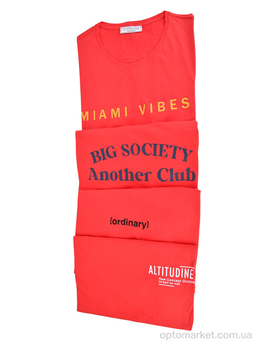 Купить Футболка чоловічі 10229-6 red mix Altitudine червоний, фото 4