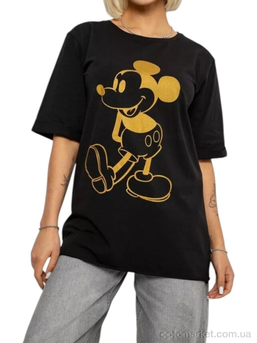 Купить Футболка жіночі 1023 чорний Massmag чорний, фото 1