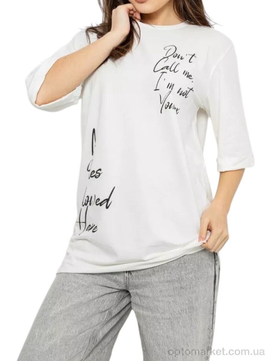 Купить Футболка жіночі 1024 білий Massmag білий, фото 1