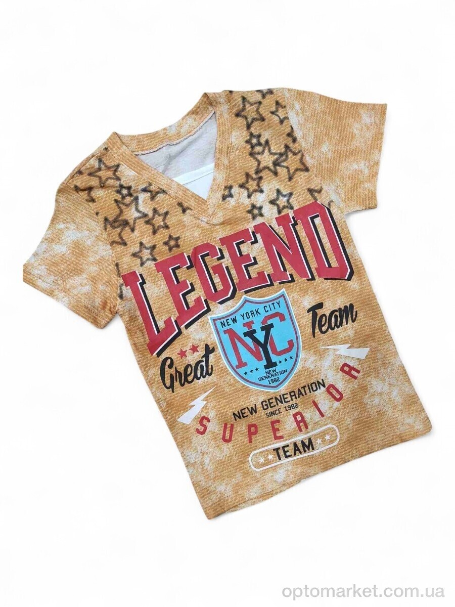 Купить Футболка дитячі 1024 Legend гірчичний Kids-modnik жовтий, фото 1