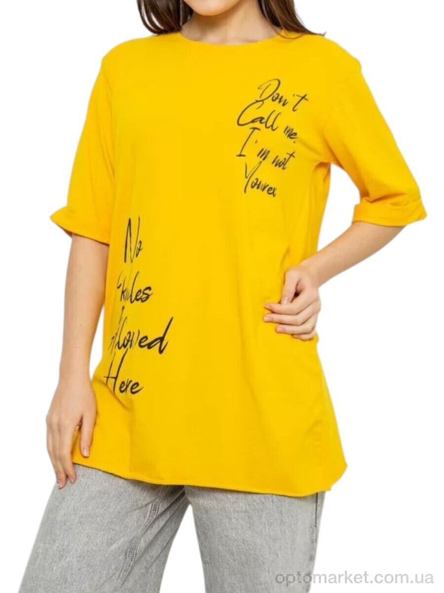 Купить Футболка жіночі 1024 жовтий Massmag жовтий, фото 1