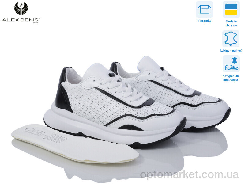 Купить Кросівки жіночі 102522-06 білий Alex Bens білий, фото 2