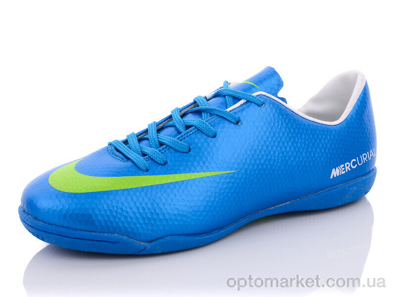 Купить Футбольне взуття чоловічі 1026-3-3 (40-45) N.ke синій, фото 2