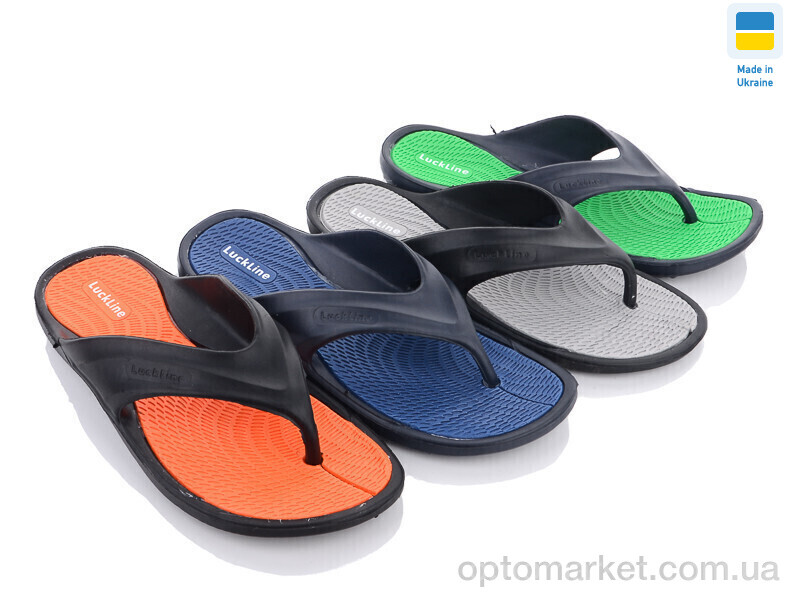 Купить Шльопанці чоловічі 1026-3 mix (06052) Luck Line мікс, фото 1