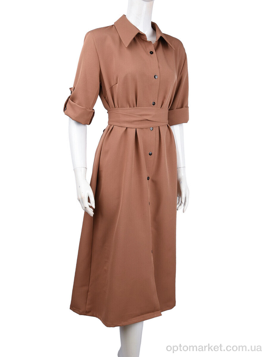 Купить Сукня жіночі 1026 коричневий Vande Grouff коричневий, фото 3