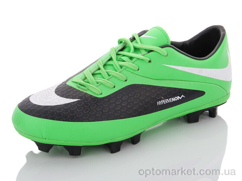 Купить Футбольне взуття чоловічі 1029-1-11 N.ke зелений, фото 2