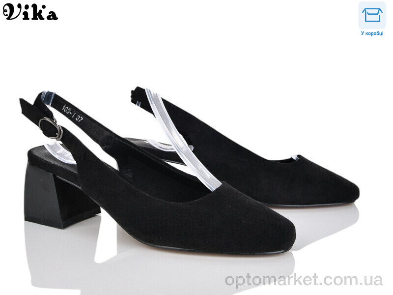 Купить Туфлі жіночі 103-1 Vika чорний, фото 1