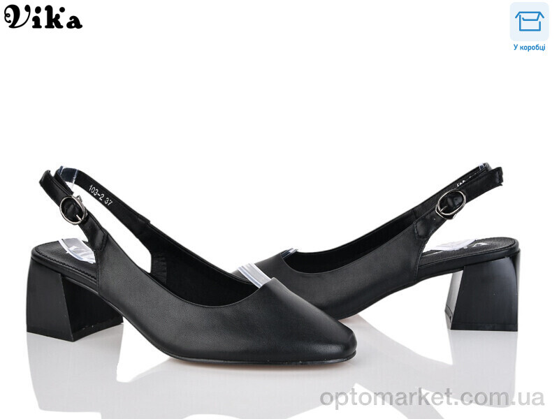 Купить Туфлі жіночі 103-2 Vika чорний, фото 1