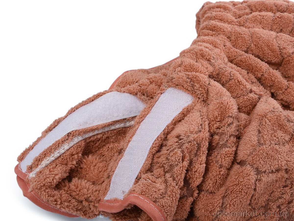 Купить Рушник жіночі 10306-6959 brown набір баня+чолма (70x140) Malloory Home коричневий, фото 2
