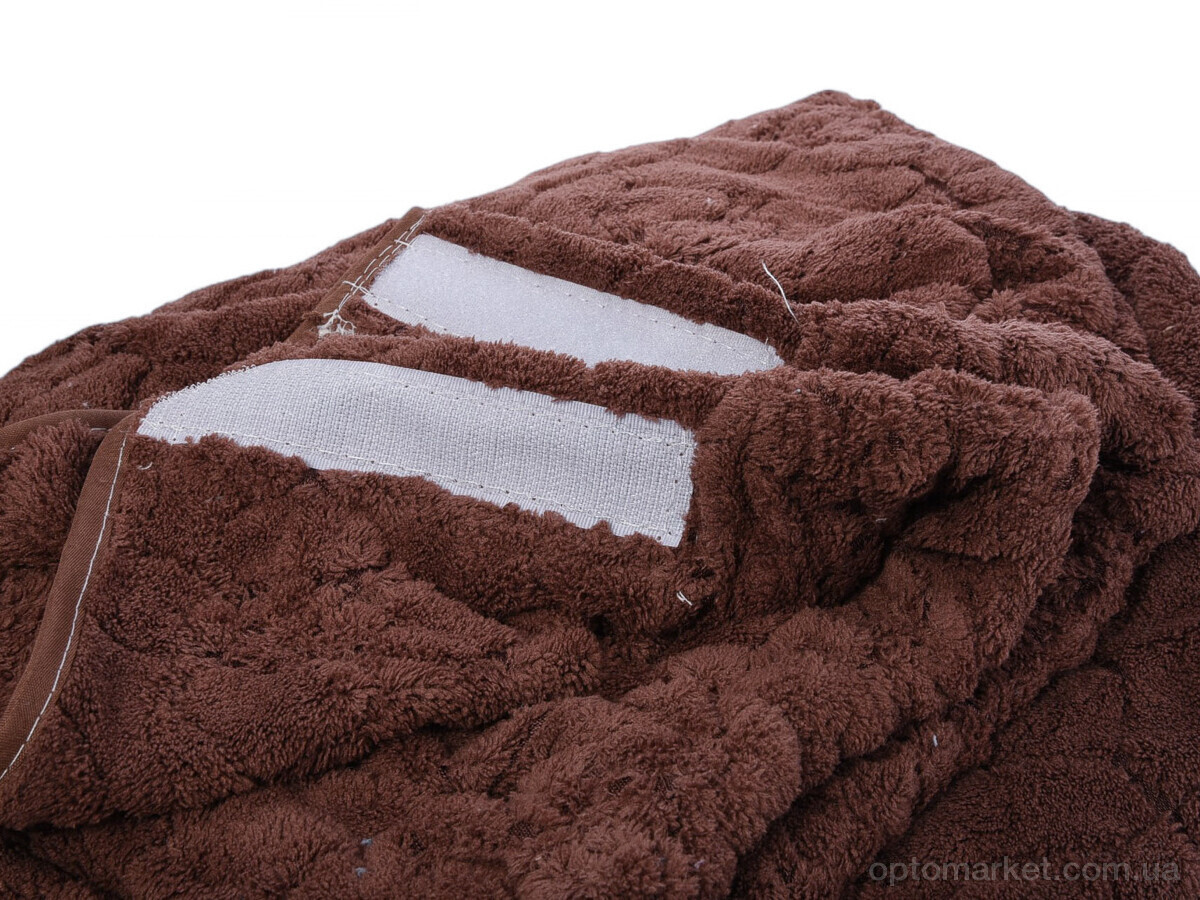 Купить Рушник жіночі 10306-6959 d.brown набір баня+чолма (70x140) Malloory Home коричневий, фото 2