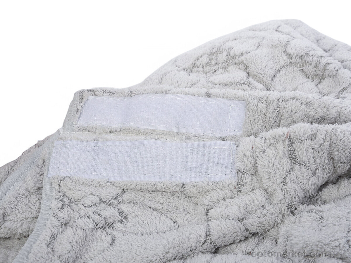 Купить Рушник жіночі 10306-6959 l.grey набір баня+чолма (70x140) Malloory Home сірий, фото 2