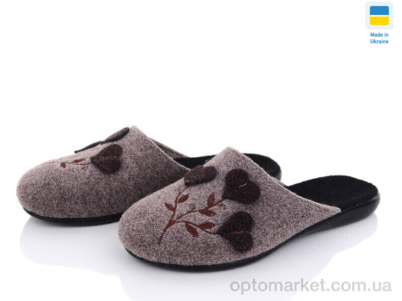 Купить Капці жіночі 103 Klerotex коричневий, фото 1