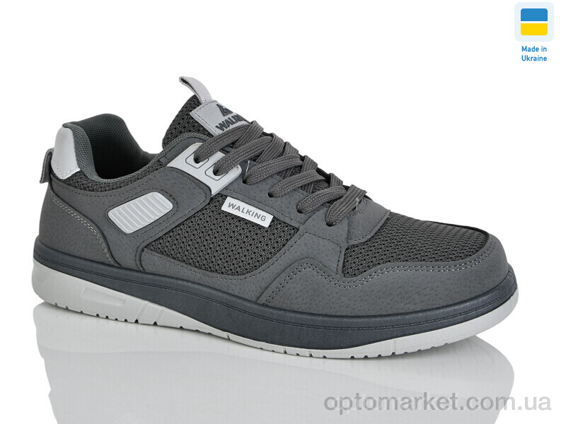 Купить Кросівки жіночі 1033 графіт Walking сірий, фото 1