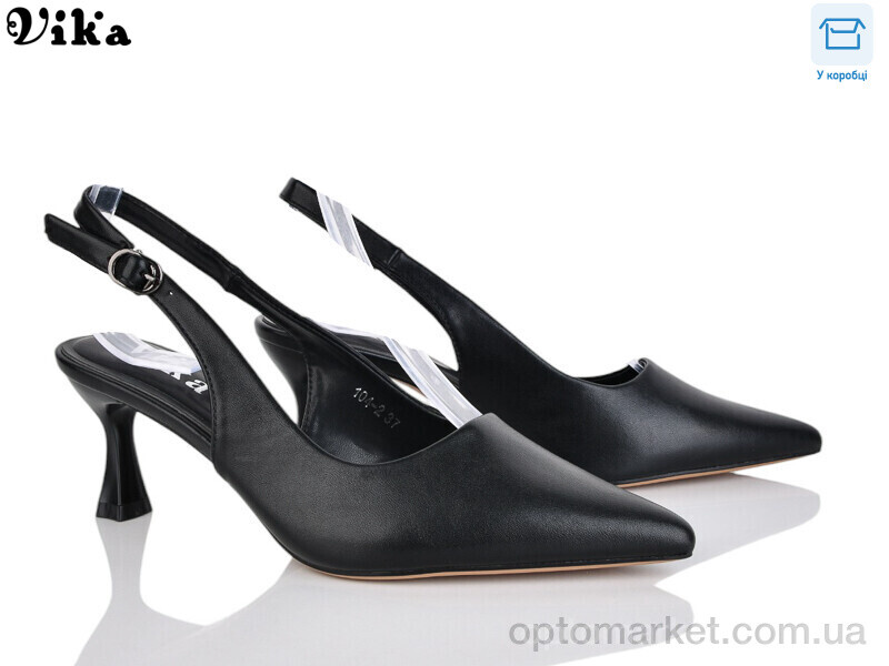 Купить Туфлі жіночі 104-2 Vika чорний, фото 1