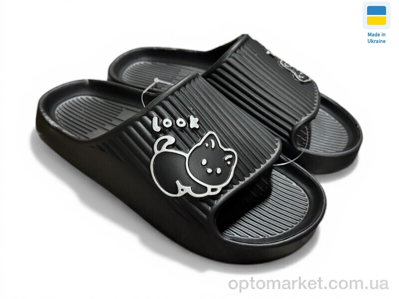 Купить Шльопанці жіночі 104 чорний TapMal чорний, фото 1