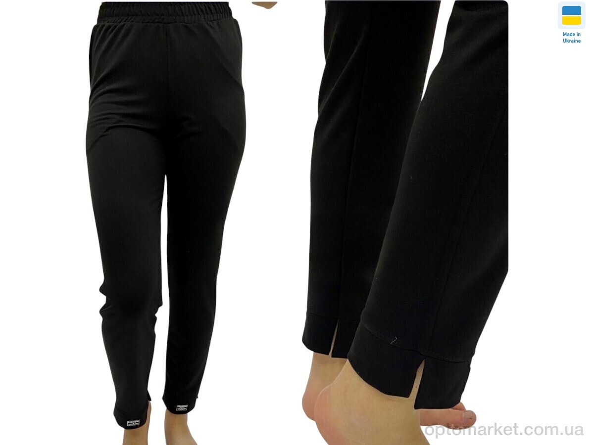 Купить Спортивні штаны жіночі 1045 чорний Sport style чорний, фото 1
