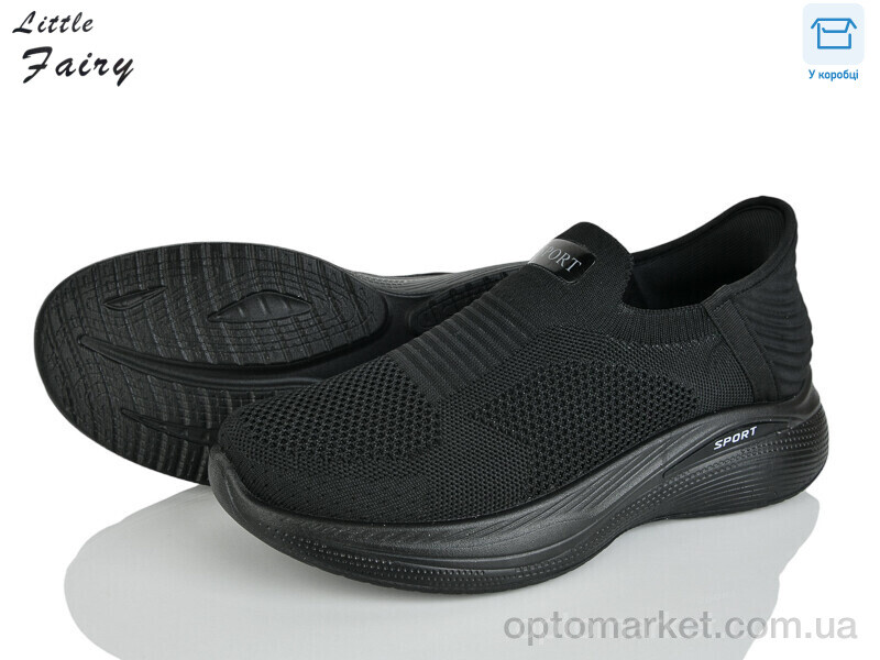 Купить Кросівки чоловічі 1047-1 піна L.Fairy чорний, фото 1
