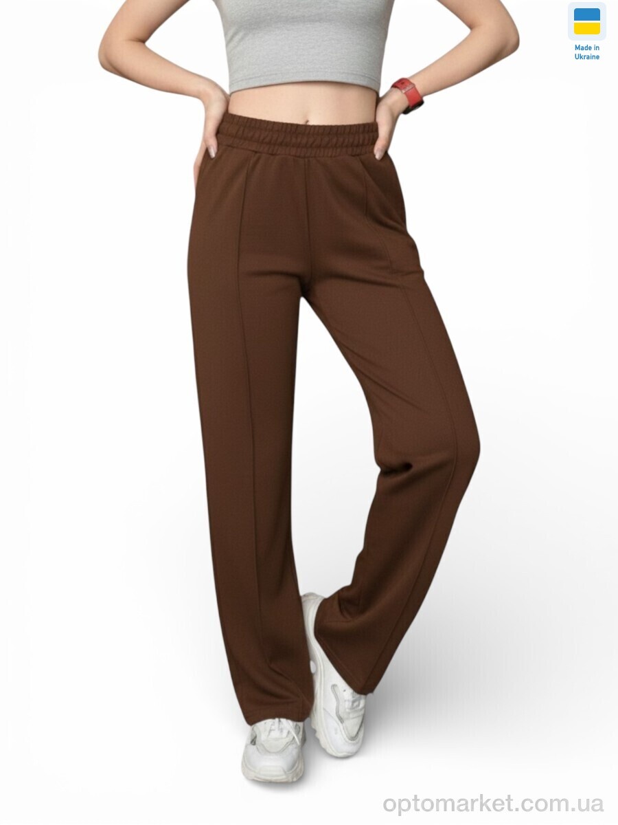 Купить Спортивні штаны жіночі 1048 шололад Margo коричневий, фото 1