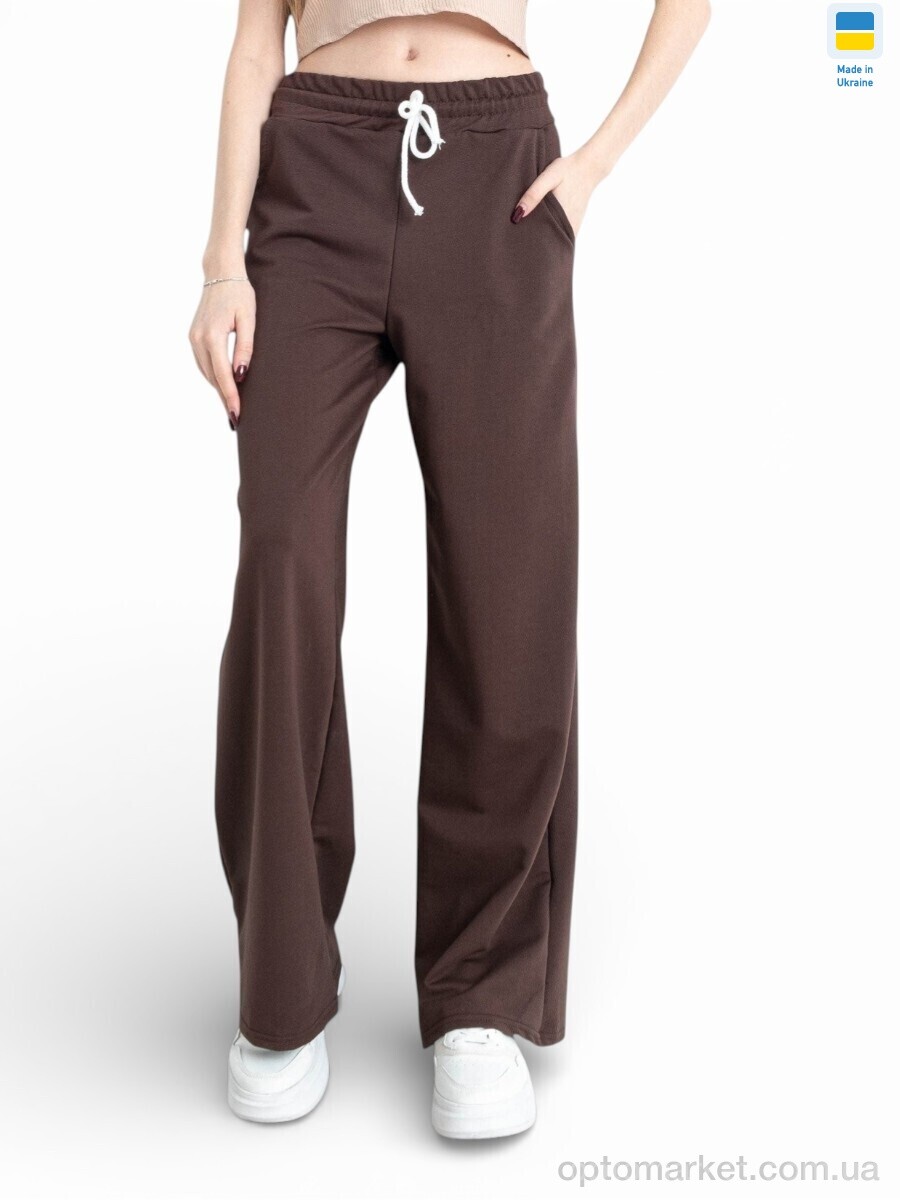 Купить Спортивні штаны жіночі 10481 шоколад Margo коричневий, фото 1
