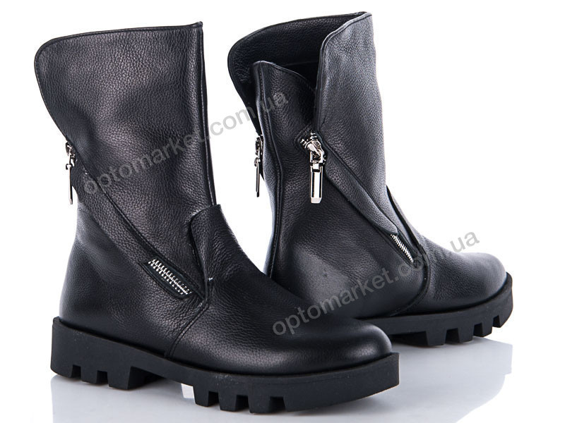 Купить Ботинки женские 1049 КОЖА ny G&M черный, фото 1
