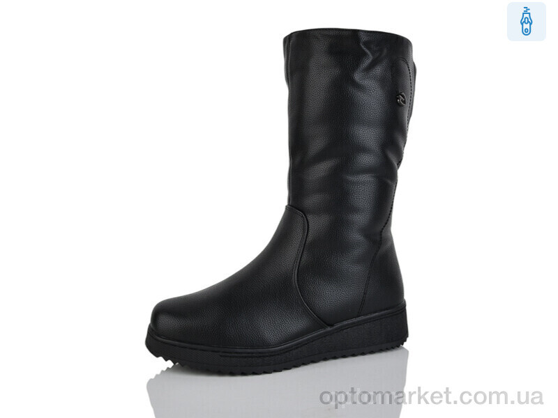 Купить Чоботи жіночі 105-1 Leguzaza чорний, фото 1