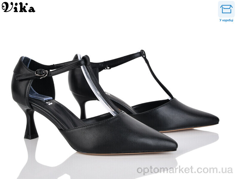 Купить Туфлі жіночі 105-3 Vika чорний, фото 1