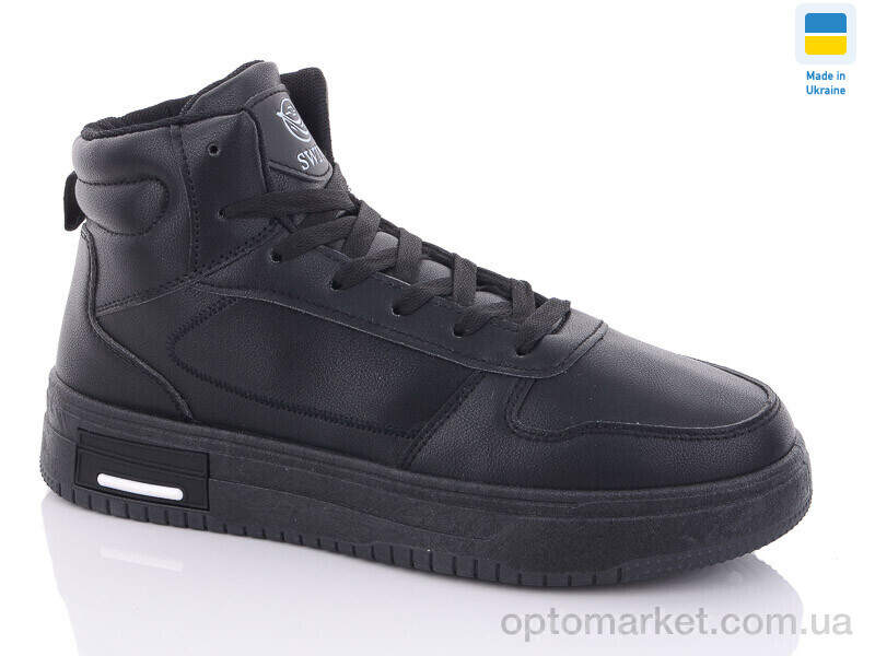 Купить Кросівки чоловічі 10509-1 Swin чорний, фото 1