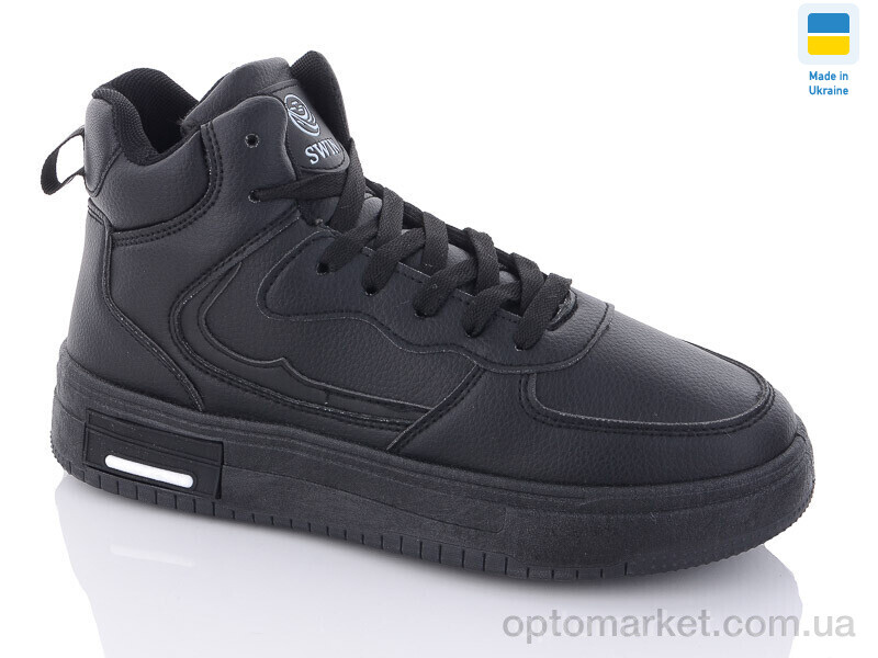 Купить Кросівки чоловічі 10511-1 Swin чорний, фото 1