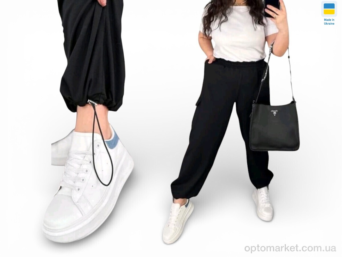 Купить Спортивні штаны жіночі 1052 чорний Sport style чорний, фото 1