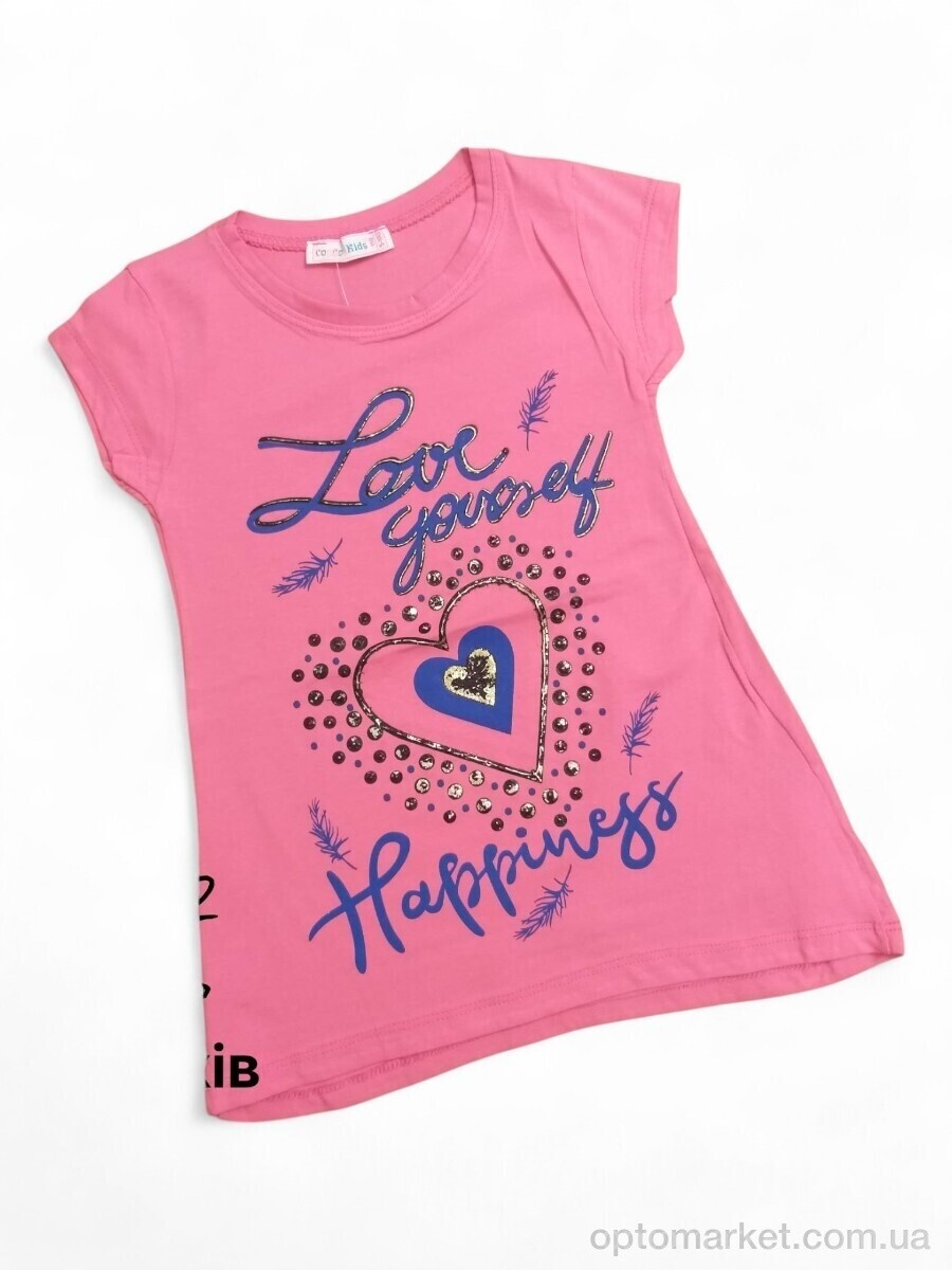 Купить Футболка дитячі 1052 кораловий CONCON Kids рожевий, фото 1