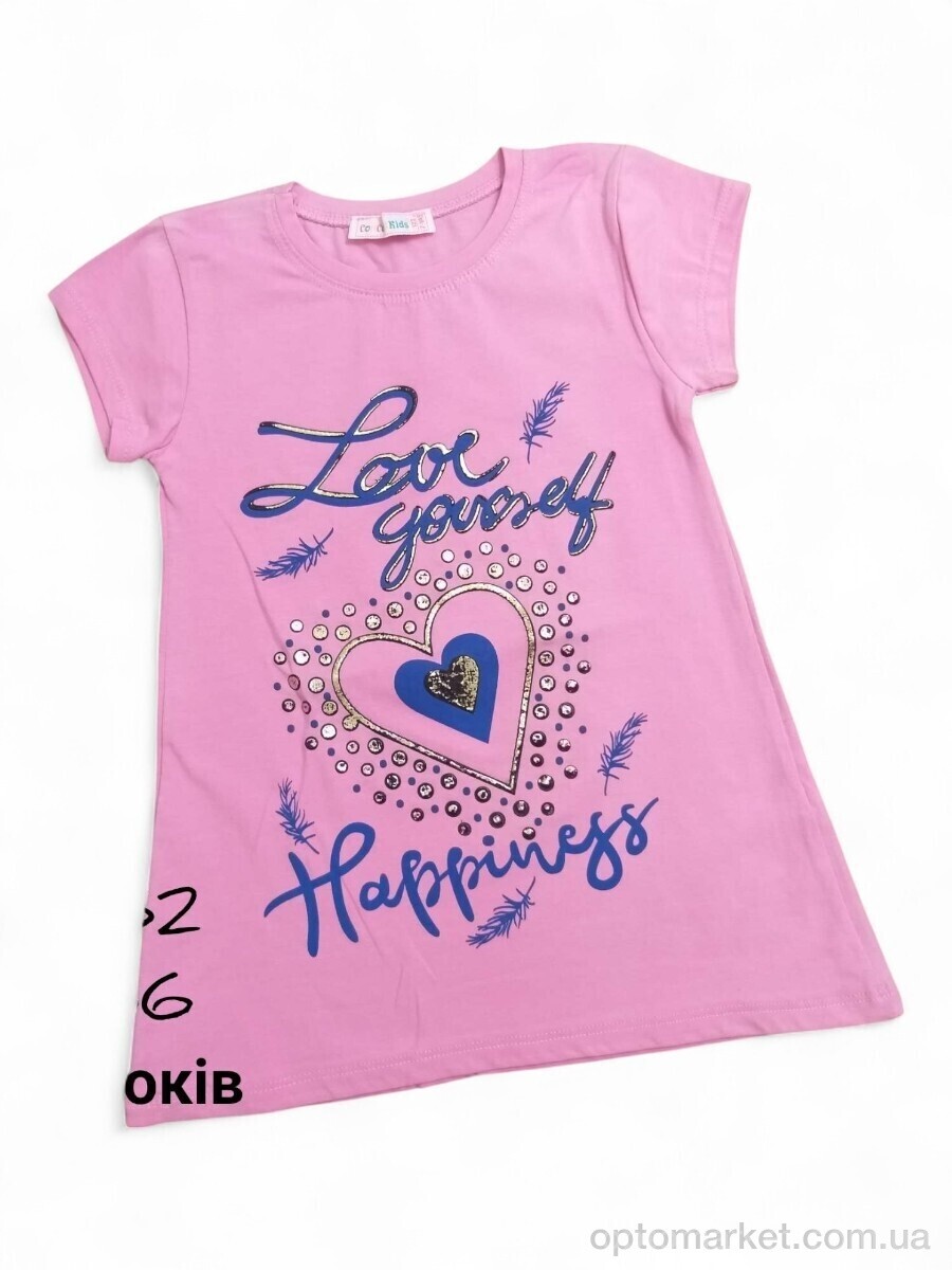 Купить Футболка дитячі 1052 рожевий CONCON Kids рожевий, фото 1