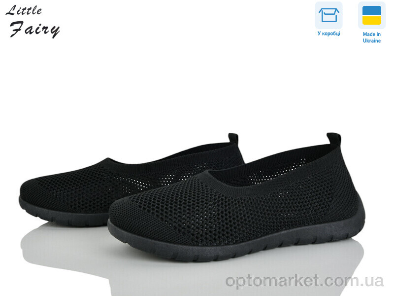 Купить Балетки жіночі 1053-1 L.Fairy чорний, фото 1
